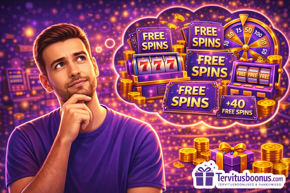 Kuidas saada tasuta spinne Eestis